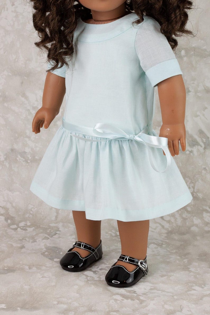 18 Zoll Puppenkleid PDF Schnittmuster ~ Flora's 1920's Dropped Waist Dress handgemacht für AG Dolls Bild 6