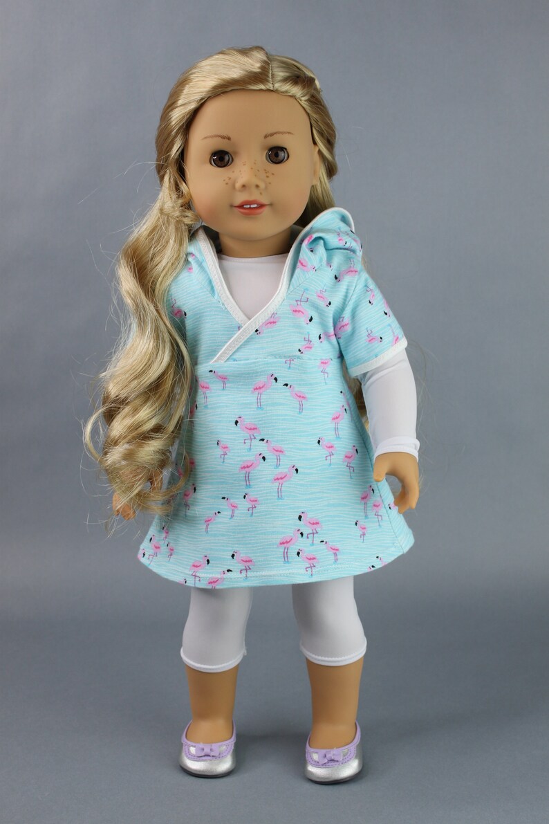 18 Inch Doll Dress Pattern Hoodie Dress PDF Sewing Pattern Etsy