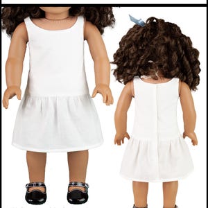18 Zoll Puppenkleid PDF Schnittmuster ~ Flora's 1920's Dropped Waist Dress handgemacht für AG Dolls Bild 4