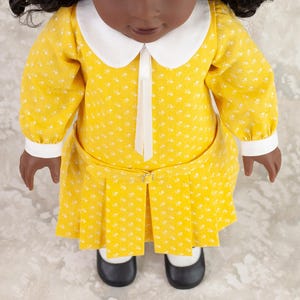18 inch doll dress pattern ~ Vera's 1920's Dropped Waist Dress with Pleats PDF Sewing Pattern image 5