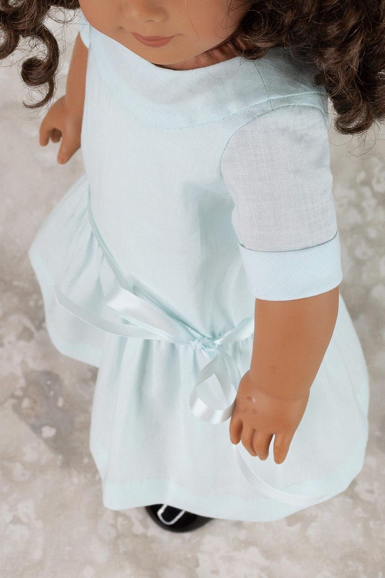 18 Zoll Puppenkleid PDF Schnittmuster ~ Flora's 1920's Dropped Waist Dress handgemacht für AG Dolls Bild 7