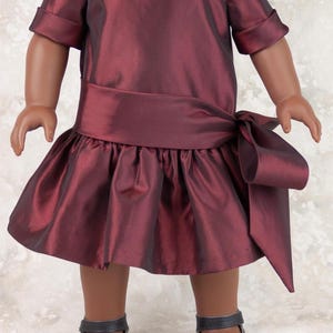 18 Zoll Puppenkleid PDF Schnittmuster ~ Flora's 1920's Dropped Waist Dress handgemacht für AG Dolls Bild 10