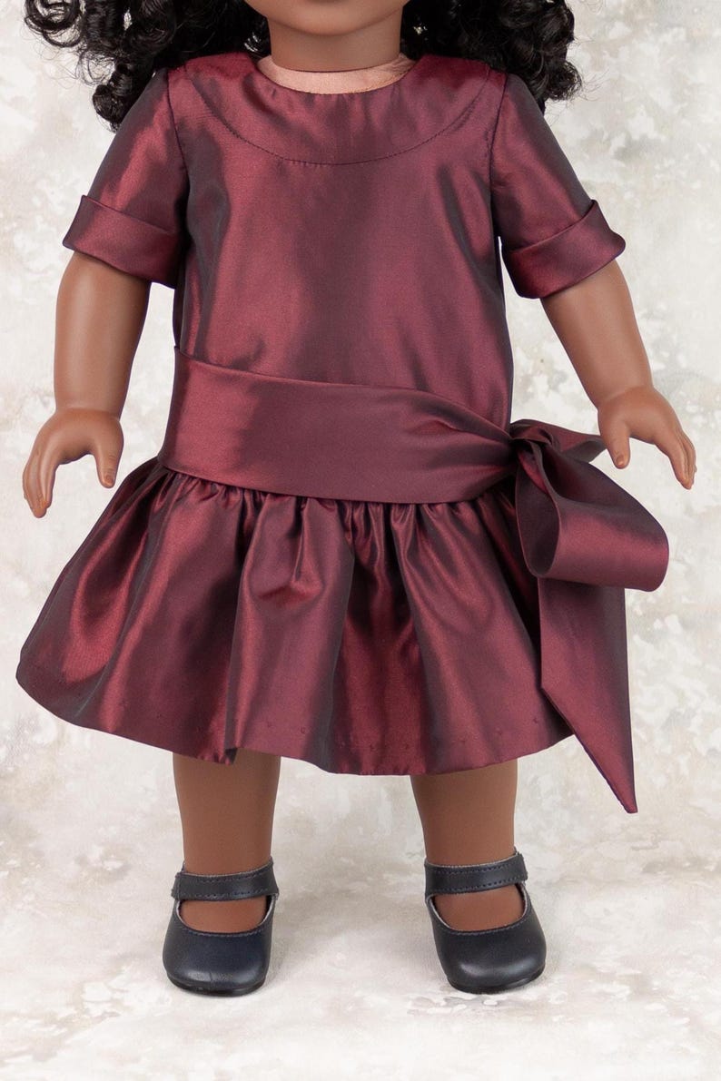 18 Zoll Puppenkleid PDF Schnittmuster ~ Flora's 1920's Dropped Waist Dress handgemacht für AG Dolls Bild 10