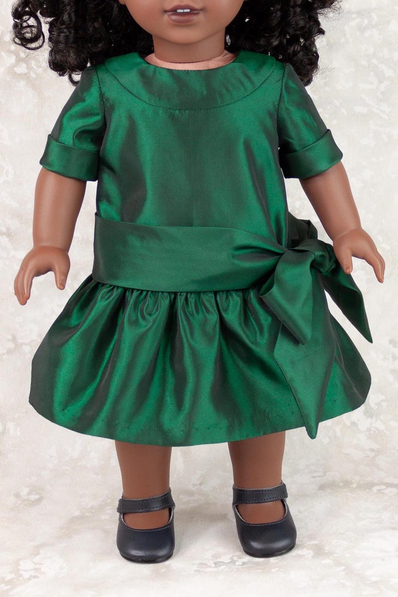 18 Zoll Puppenkleid PDF Schnittmuster ~ Flora's 1920's Dropped Waist Dress handgemacht für AG Dolls Bild 8