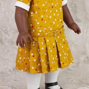 18 inch doll dress pattern ~ Vera's 1920's Dropped Waist Dress with Pleats PDF Sewing Pattern image 8
