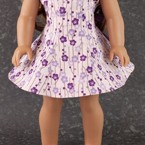 18 inch Doll Clothes Pattern ~ Opal's Ruffle Dress PDF Sewing hand made to fit historical AG Dolls image 8