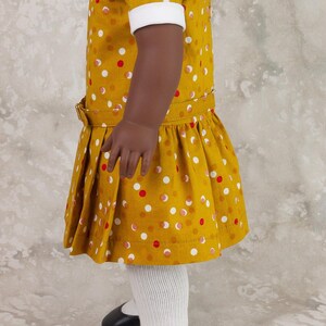 18 inch doll dress pattern ~ Vera's 1920's Dropped Waist Dress with Pleats PDF Sewing Pattern image 9