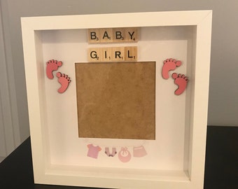 baby girl box frame ideas