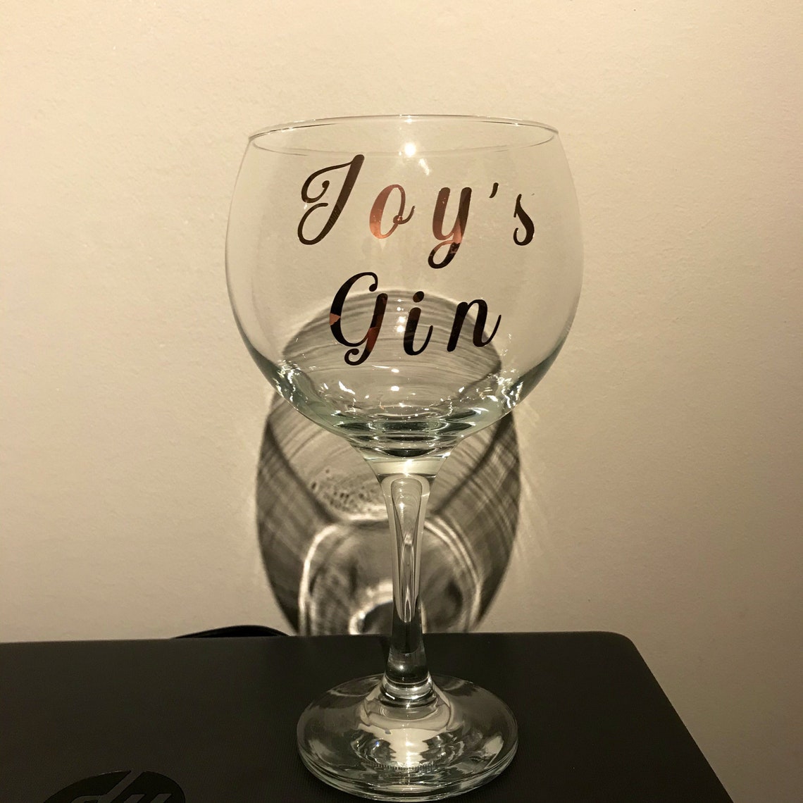 Personalised gin glass Etsy