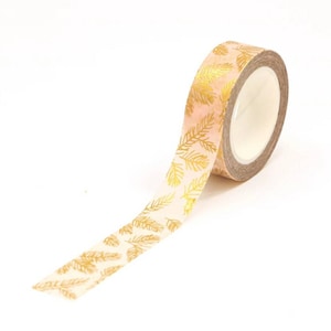 Washi feuille d'or • ruban adhésif pour agenda • fabrication de cartes • scrapbooking • ruban washi fin • ruban décoratif • ruban à motifs • Noël • ruban de Noël