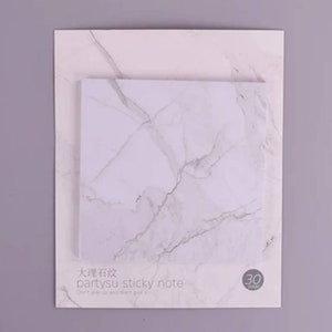 Sticky note grise • fabrication de cartes • scrapbook • post-it ondulé • notes autocollantes en pierre • notes autocollantes en marbre • notes autocollantes kraft • bloc-notes mémo