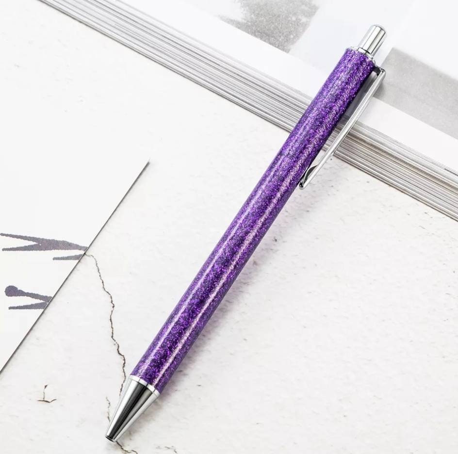 Purple Sparkle Glitter Pen