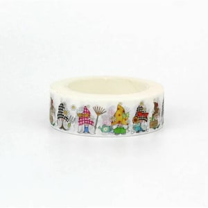 Nastro Washi gnomo • Nastro washi pianificatore • creazione di carte • album • nastro washi sottile • nastro decorativo • nastro gonk • giardinaggio • giardiniere
