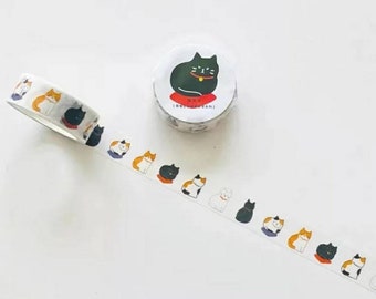 Cat Washi • kitten print • Planner washi tape • tabby cat • Crafting tape • Planner supplies • Masking tape • Washi tape uk • feline tape