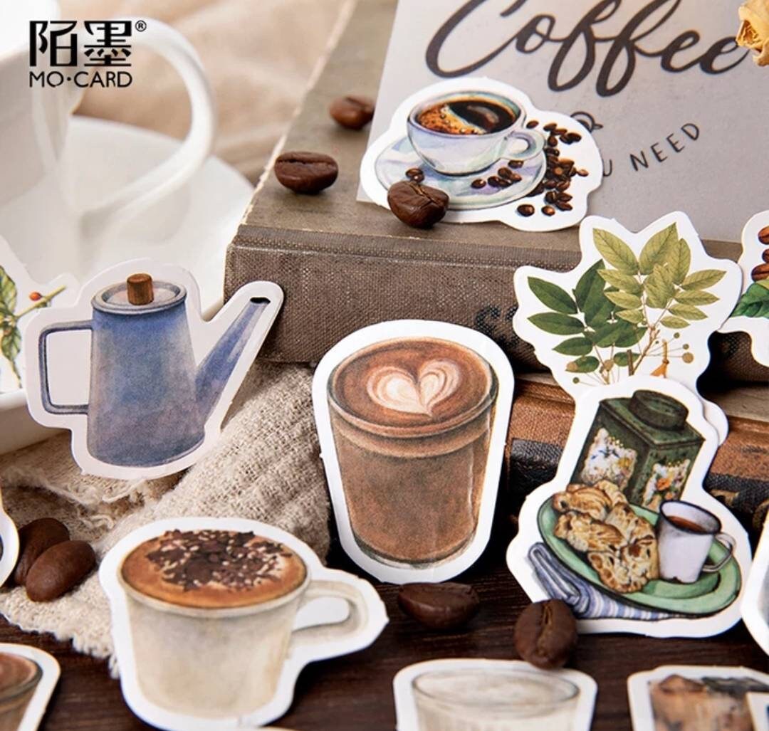 Coffee Stickers Java Journal Stickers Planner Stickers - Etsy UK