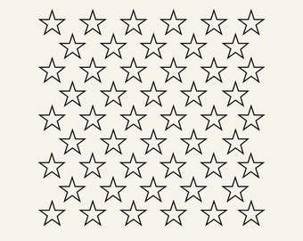 Star svg 50 star union svg 50 Star Svg 50 US Flag Stars Svg 50 | Etsy