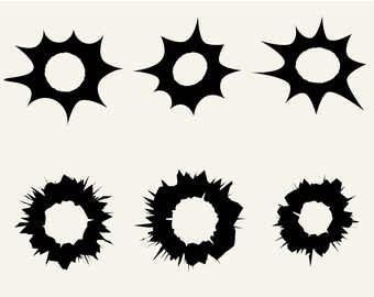 Bullet Hole Etsy
