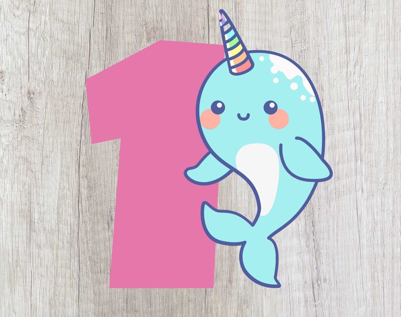 Download Narwhal svg Narwhal svg file Birthday Narwhal svg file ...