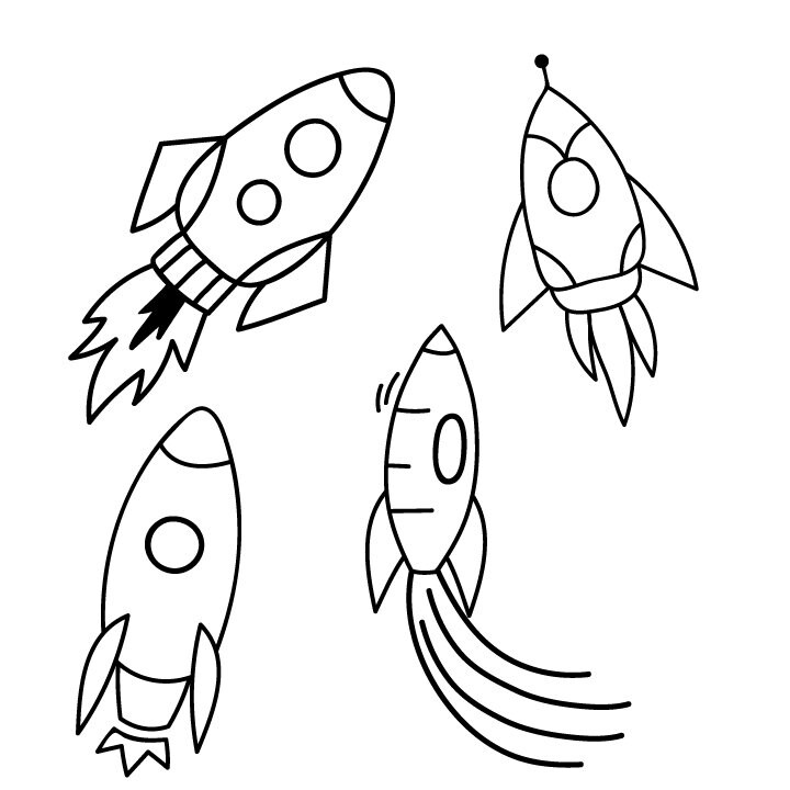 Space svg space elements svg space bundle svg space silhouette | Etsy