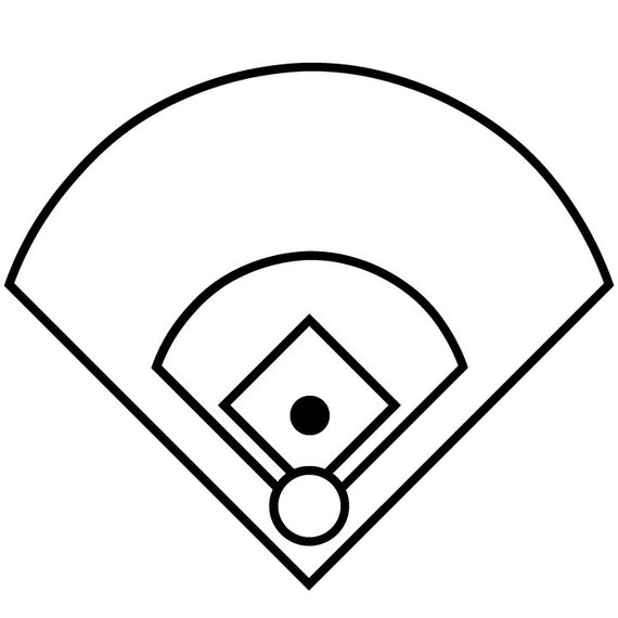 Free Free Baseball Field Outline Svg 351 SVG PNG EPS DXF File