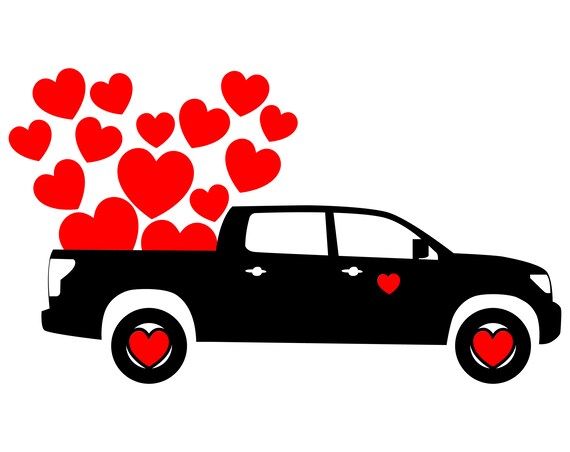 Download Love Car With Hearts Svg Love Car Svg Valentine Auto Svg Etsy