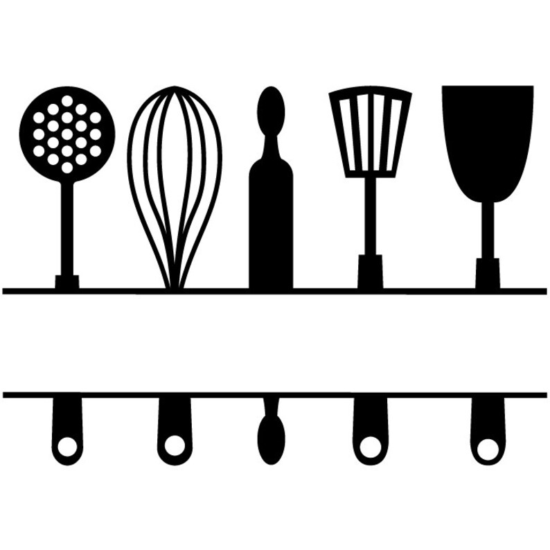 Download Kitchen Monogram Svg Kitchen svg Kitchen Split Frame SVG ...