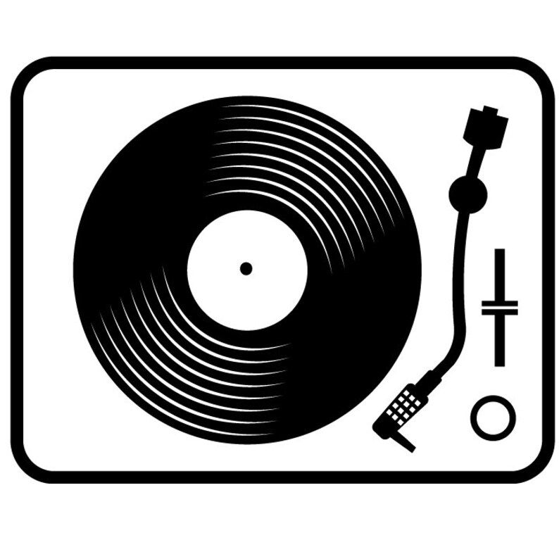 DJ Turntable svg Turntable svg Turntable svg file Turntable Etsy