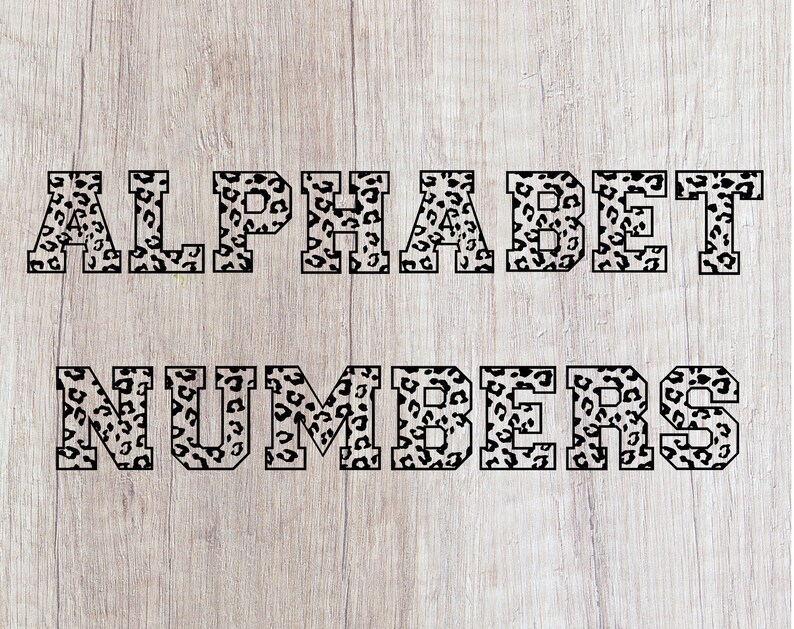 Download Leopard font svg leopard font animal font svg leopard ...