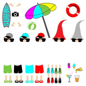 Download Summer Gnomes Svg Hand drawn Gnome Svg Beach Gnome Svg | Etsy