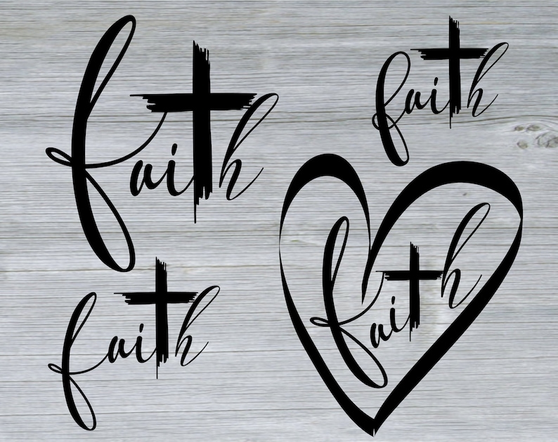 Download Faith heart svg Faith heart svg file Faith Cute religious ...