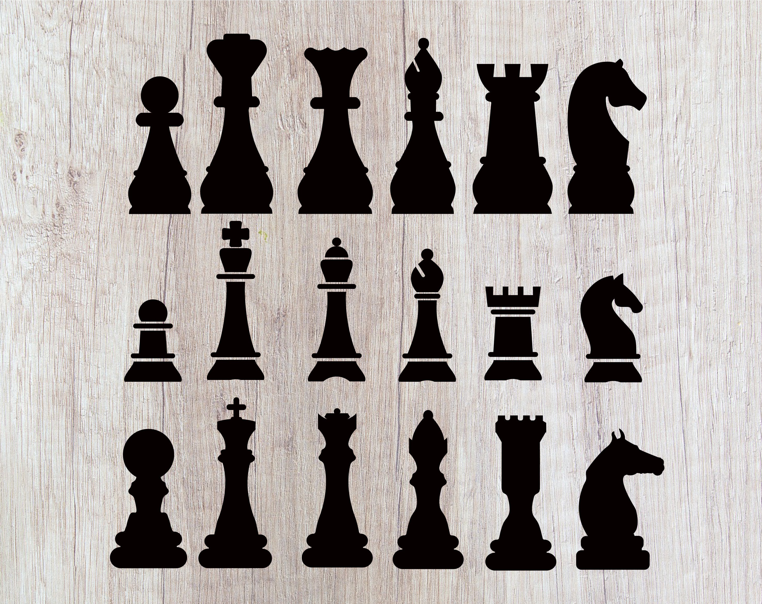 Chess Svg Chess Piece Svg Chess Pieces Svg Chess Piece Svg | Etsy Canada