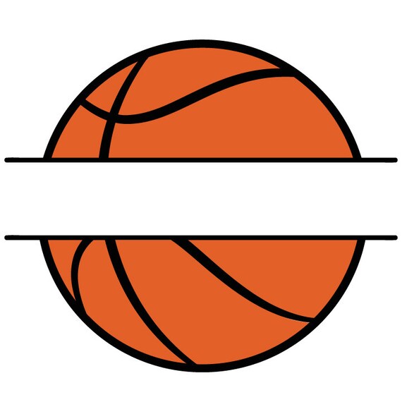 Download Split Basketball Svg Besketball Svg File Basketball Monogram Etsy