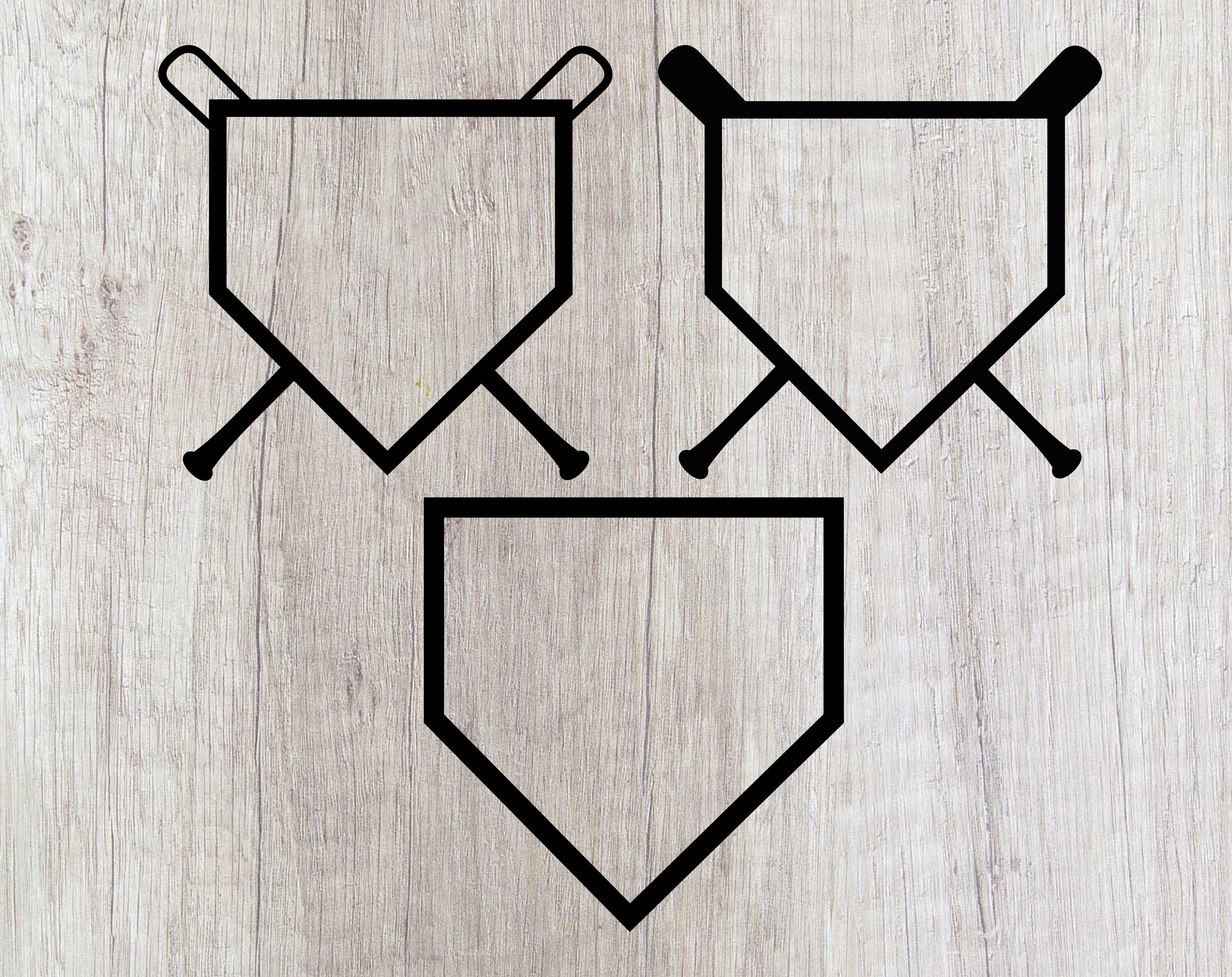 Download Home Plate Svg Home Plate Monogram Svg Home Plate Cut File Etsy