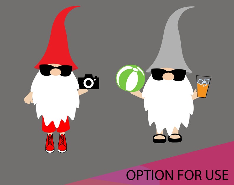 Download Summer Gnomes Svg Hand drawn Gnome Svg Beach Gnome Svg | Etsy