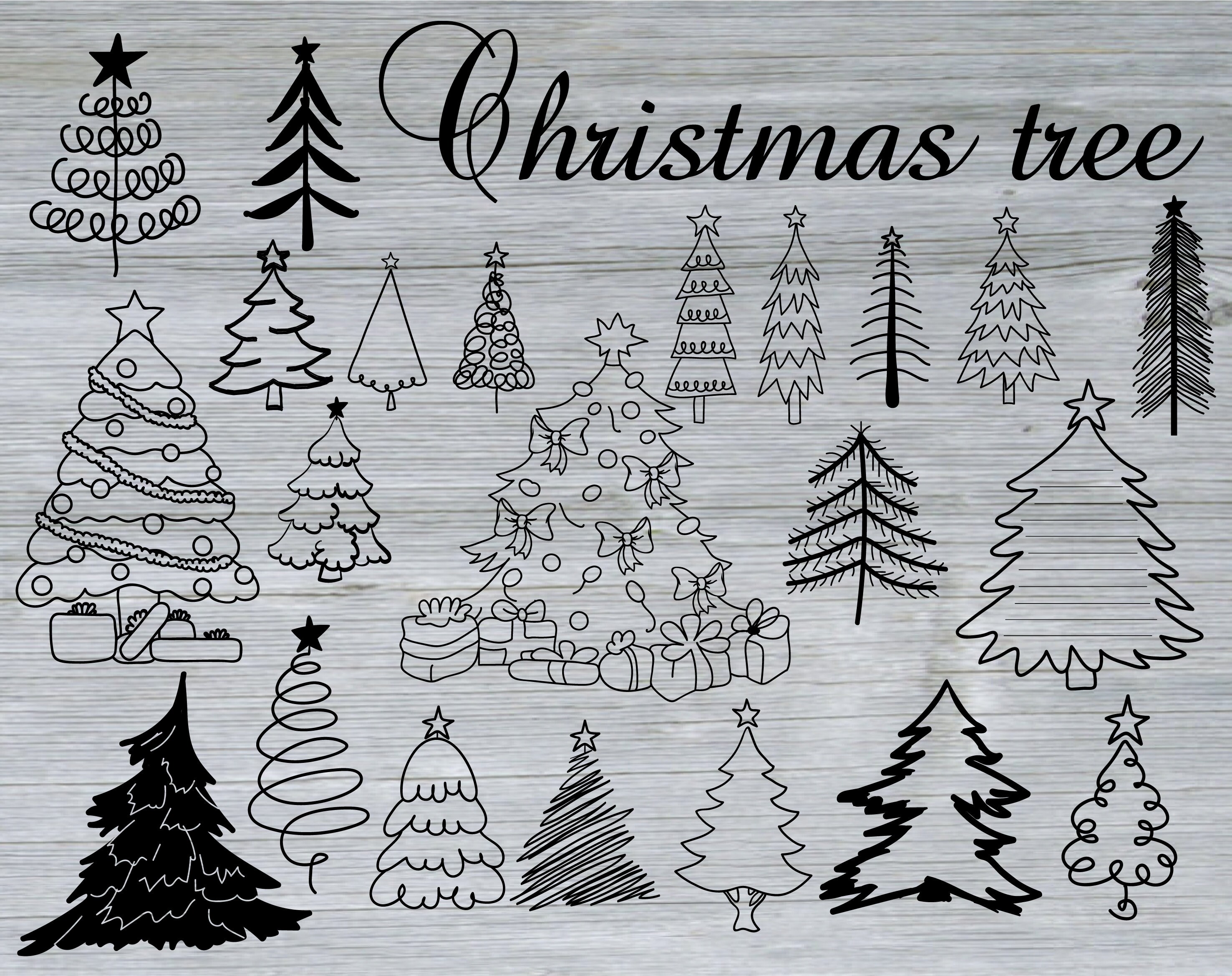 Download Christmas Tree Svg Christmas Tree Png Christmas Tree Kit Svg Etsy