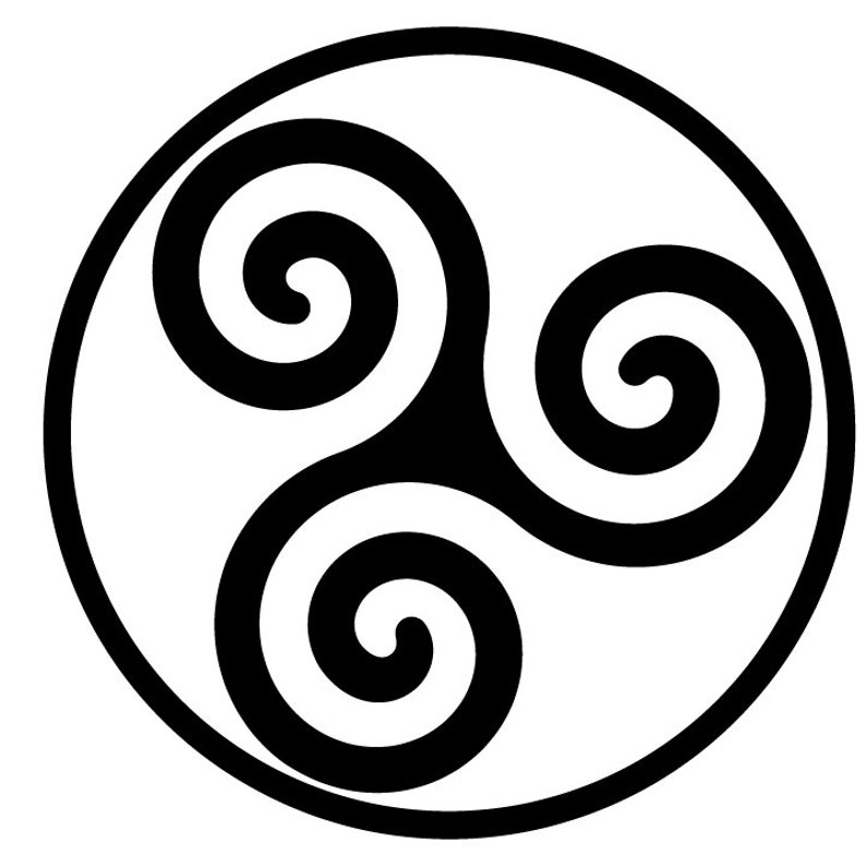 Triskele svg triskelion svg celtic circle triskell svg celtic  etsy