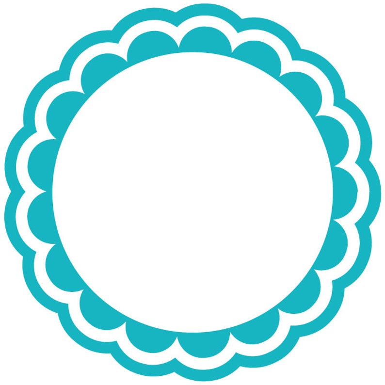 Download Scalloped svg Round Scalloped Monogram svg Circle ...
