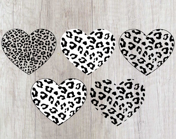 Download Leopard Print Heart Svg Valentines Day Svg Valentine S Day Etsy