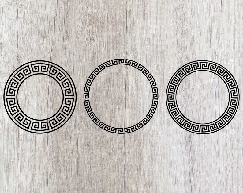 Download Greek frame svg Greek Circle Monogram svg Circle Monogram ...