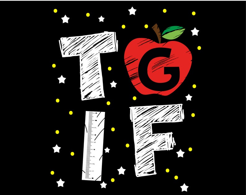Download Tgif svg tgif svg file TGIF png tgif cut file teacher svg | Etsy