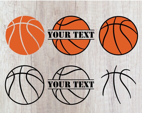 Download Split Basketball Svg Besketball Svg File Basketball Monogram Etsy