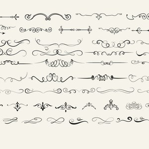 Download Swoosh Svg Flourish Svg Swirl Svg Swoosh Bundle Svg Swish Svg Etsy