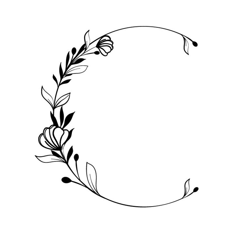 Circle Floral Wreath Svg Free - 83+ SVG Design FIle