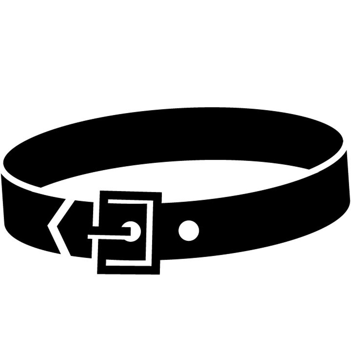 Outlined Dog Collar svg Outlined Collar svg Outlined Collar Etsy