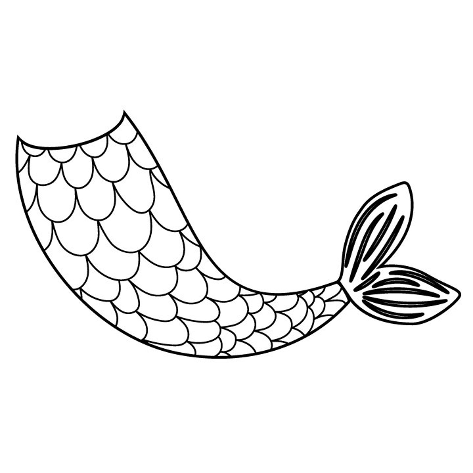 Download Mermaid tail svg mermaid svg mermaid scales svg fish tail svg | Etsy