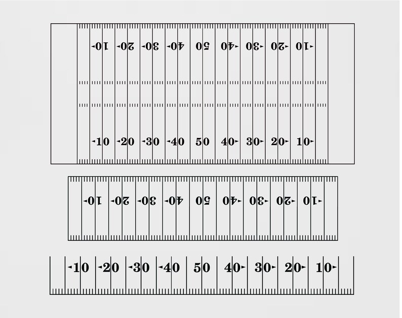 Yard line svg yard line svg file yard line clipart yard line Etsy