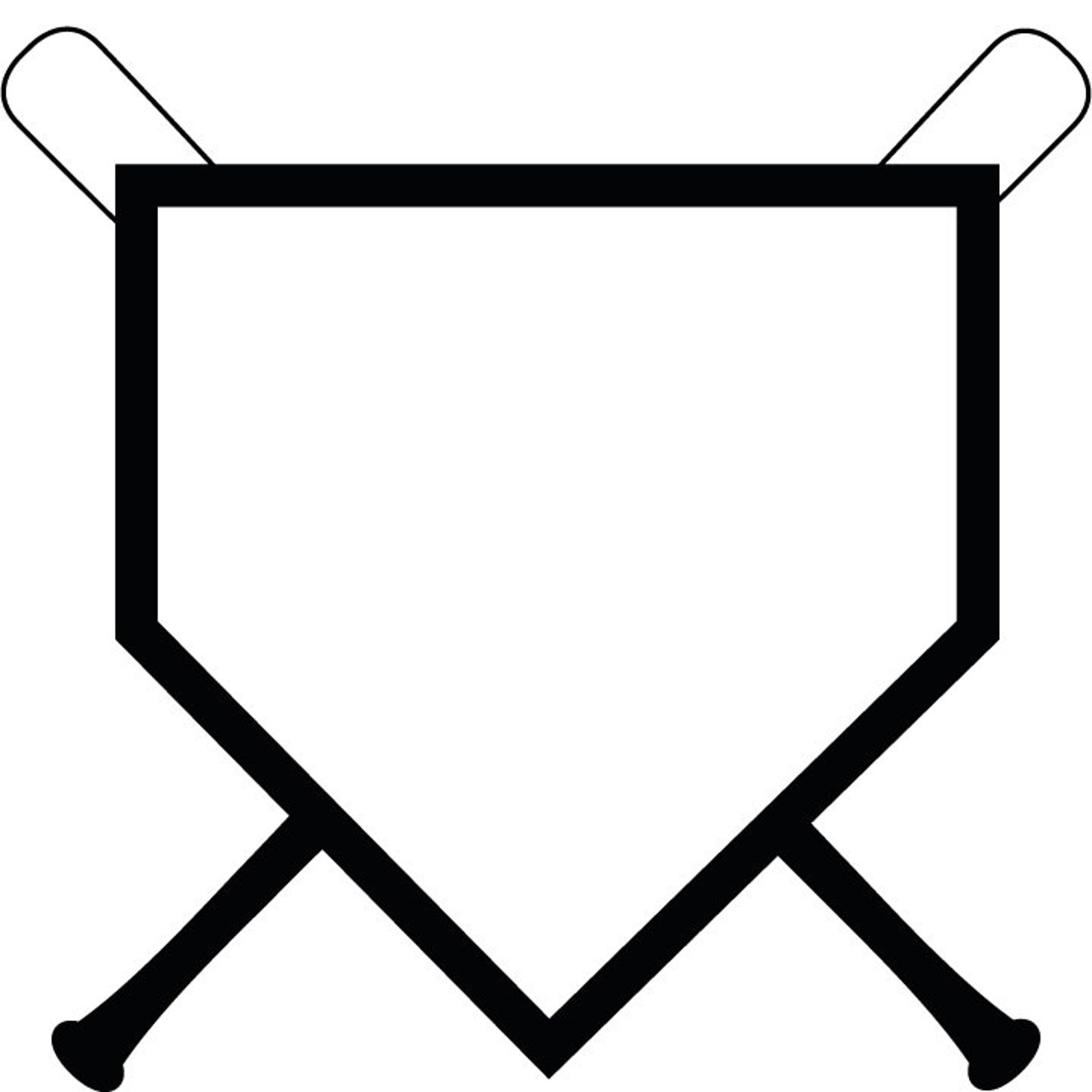 Home Plate svg Home Plate monogram svg Home Plate cut file Etsy