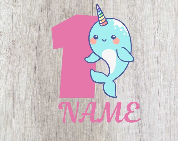 Download Narwhal Svg Narwhal Svg File Birthday Narwhal Svg File Narwhal Etsy