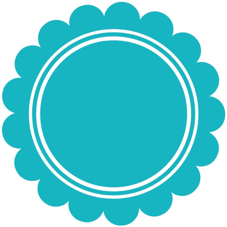Download Scalloped svg Round Scalloped Monogram svg Circle ...