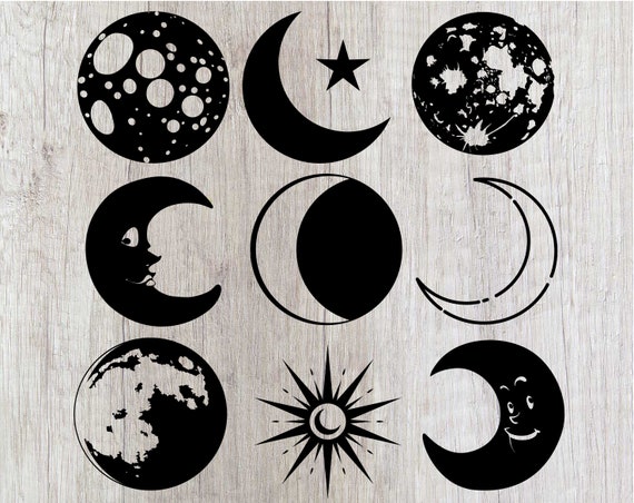 Download Moon Svg Moon Svg File Moon Svg Cut File Moon Svg Cutting Etsy
